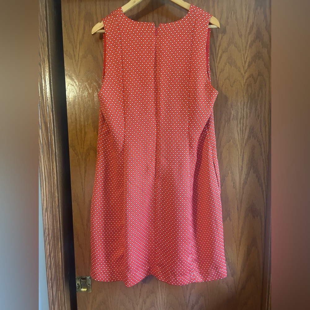 Banana Republic Red Patterned Mini Dress - Picture 2 of 8